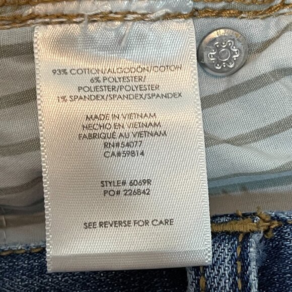 Cabi Women 5th Avenue Women Cropped High Rise Dark Wash Stretch Denim Jean 12 - Picture 10 of 11